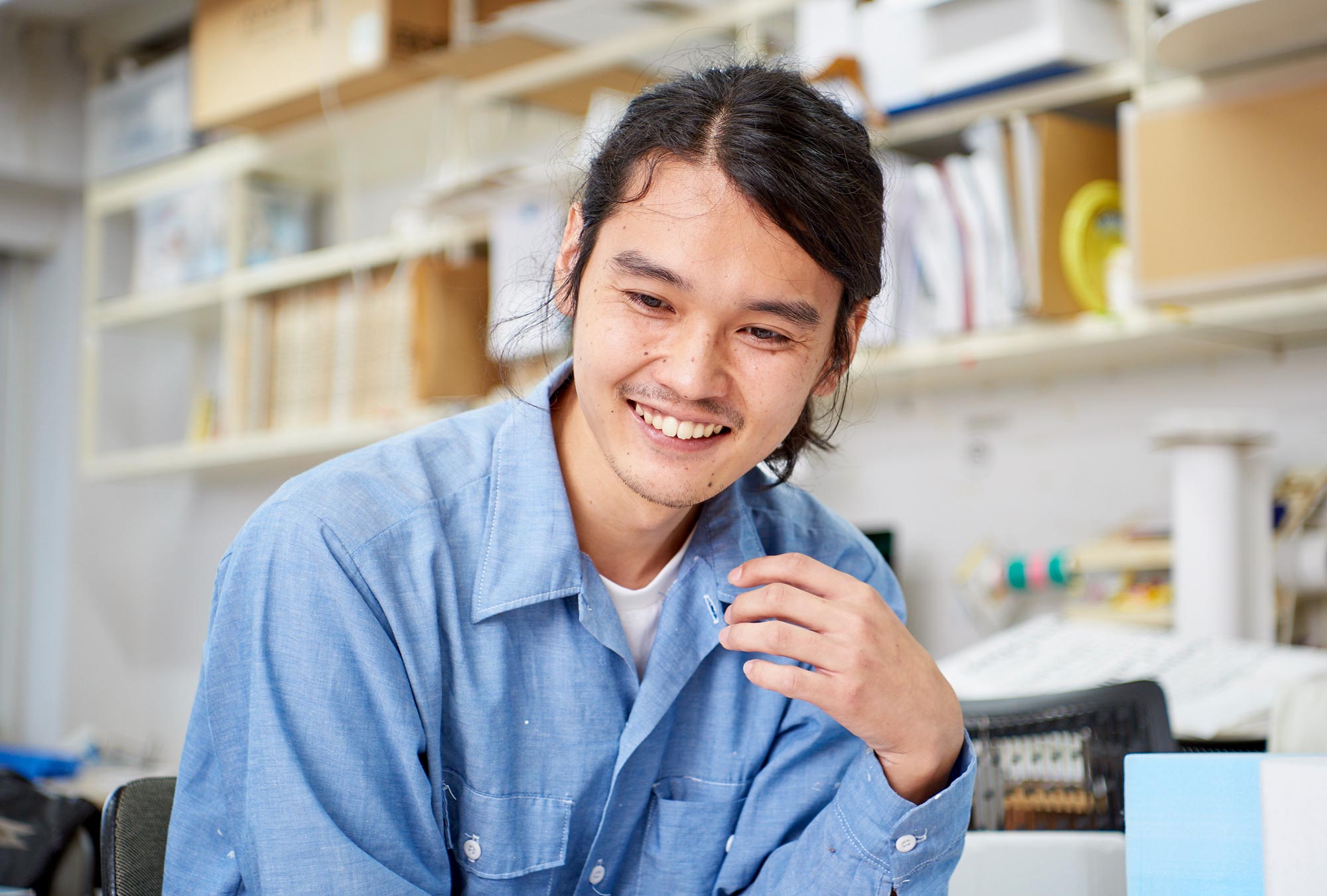 東京藝術大学大学院 中山研究室・岩崎さん（左）、藤井さん（右）